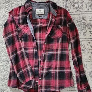 Legendary Whitetails Red and Black Flannel Shirt